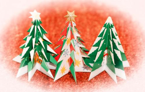 Origami christmas tree, 30 sheets